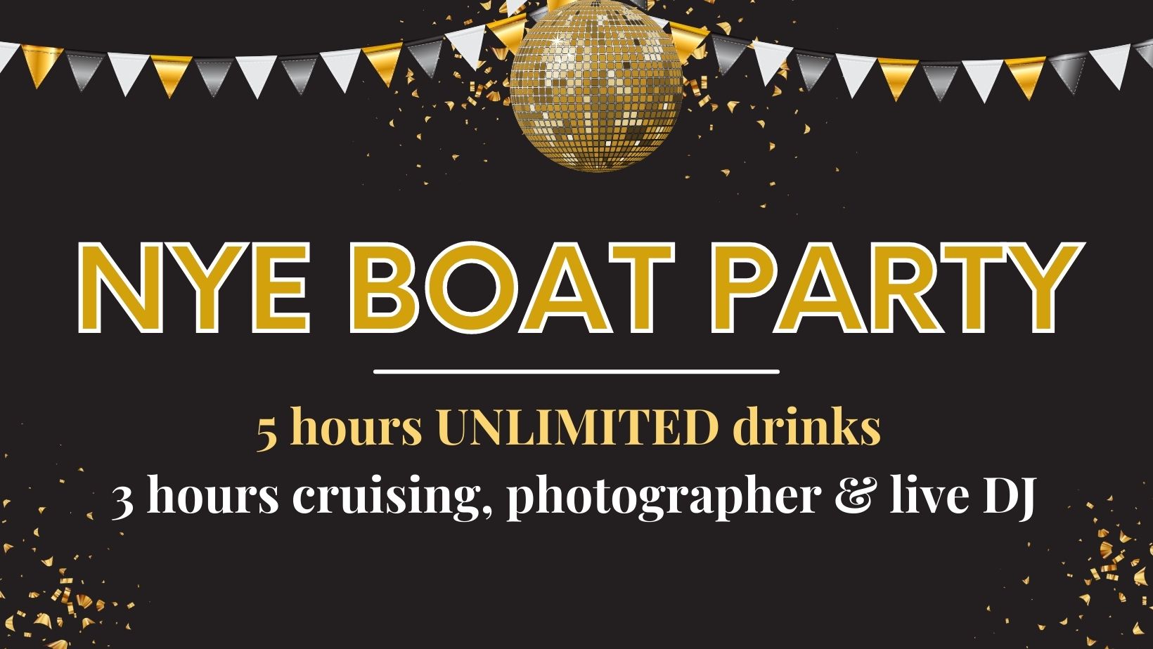 New Year's Eve All Inclusive Boat Party 2024 thumbnail image